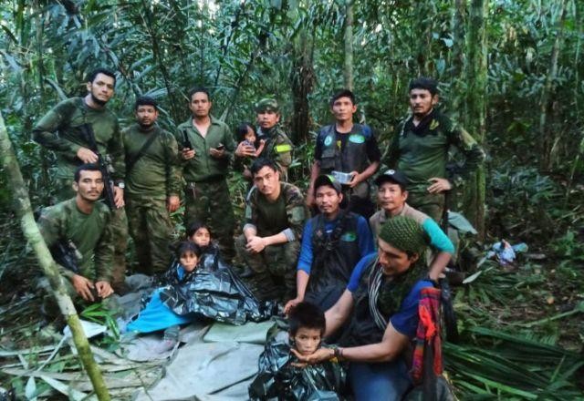 Imagem da noticia Crianças colombianas sobreviveram à base de frutas e farinha de mandioca