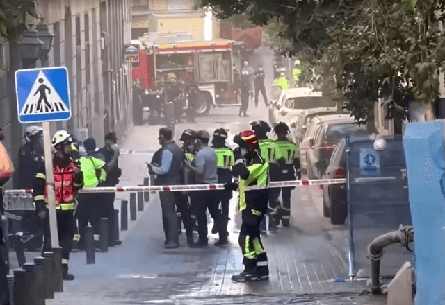Imagem da noticia Prédio em construção desaba no centro de Madri e deixa desaparecidos
