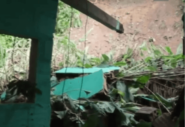 Imagem da noticia Deslizamento atinge casa após forte chuva na Região Metropolitana do Recife