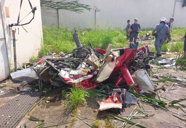 Imagem da noticia Quatro pessoas morrem em queda de helicóptero em SP
