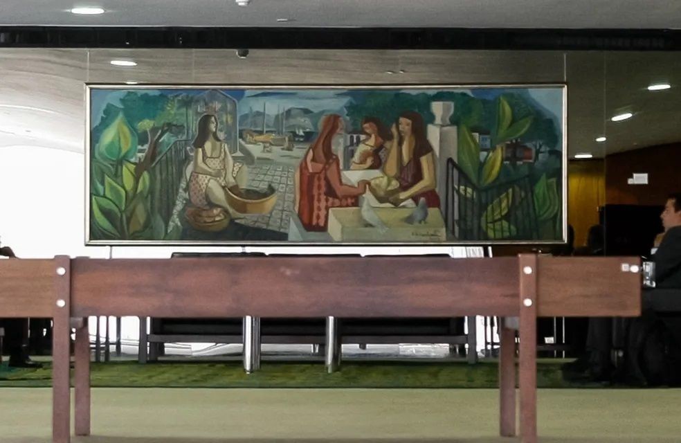 Imagem da noticia De volta ao lar: primeiras obras restauradas chegam ao Palácio do Planalto após 8/1