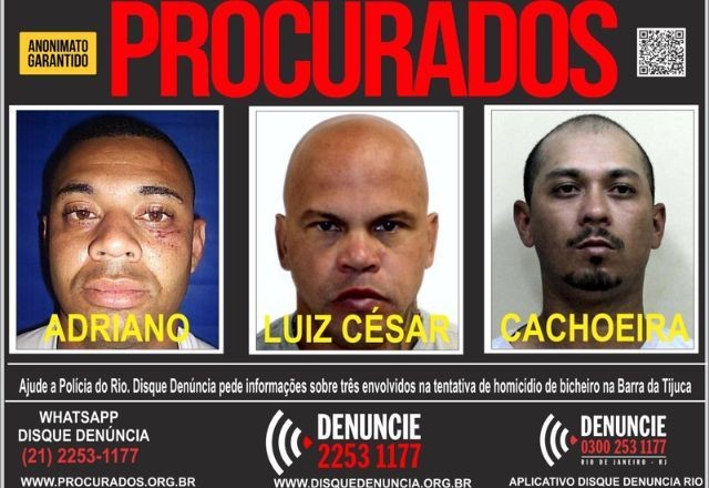 Imagem da noticia Disque Denúncia pede informações sobre envolvidos em atentado contra bicheiro no RJ