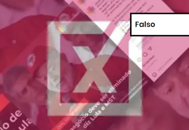 Imagem da noticia FALSO: Não existe declaração de Lula sobre eliminar agronegócio da Terra