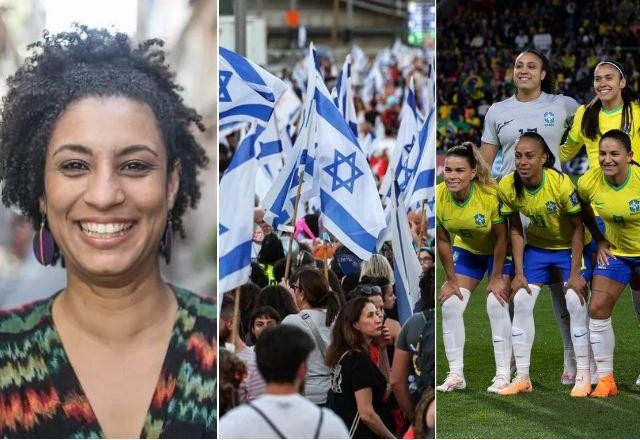 Imagem da noticia Resumo da semana: prisão no caso Marielle, revolta em Israel e Brasil na Copa