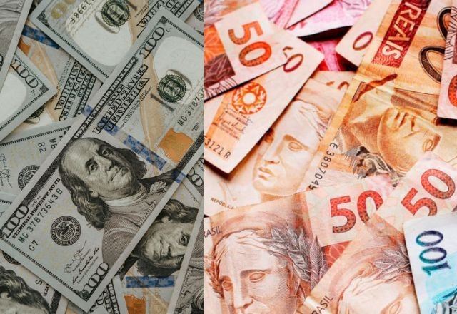 Imagem da noticia Dólar cai a R$ 5,75 em meio a tensões da guerra comercial