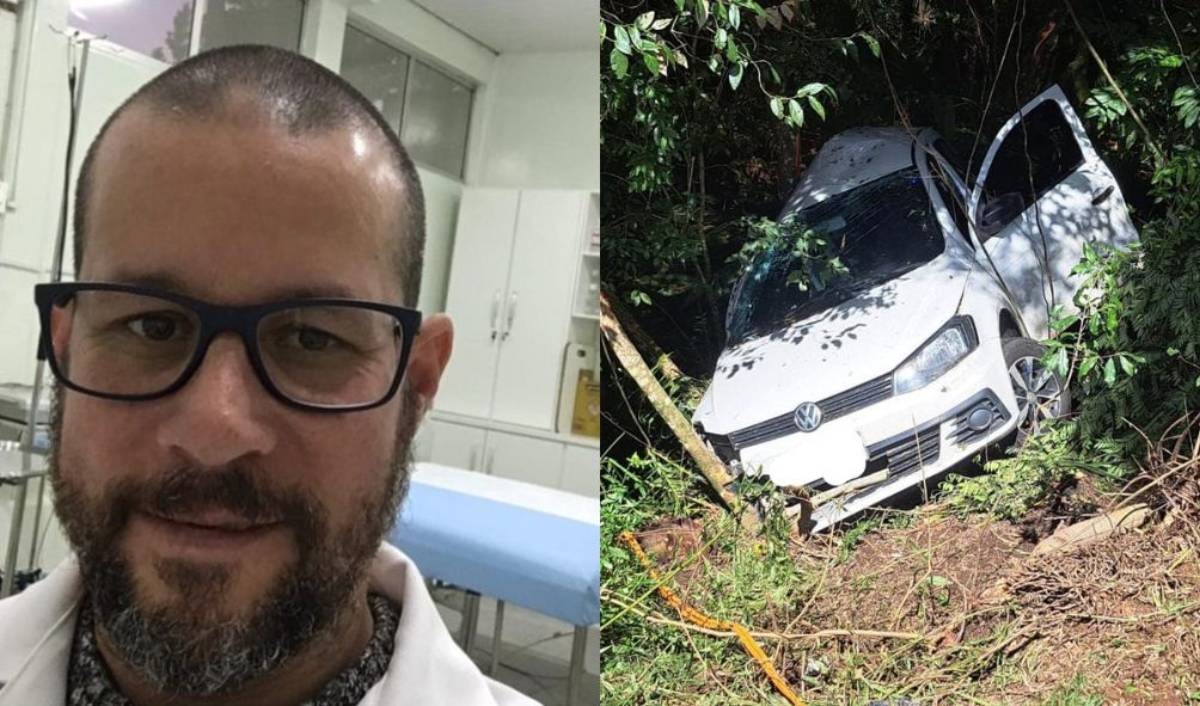 Médico bate carro em rodovia e só é encontrado 30 horas depois, morto