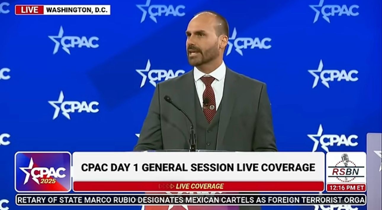 Imagem da noticia Delação de Cid tem que ser anulada, diz Eduardo Bolsonaro