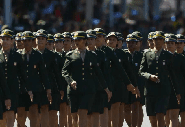 Mulheres não chegam a 25% do efetivo em nenhuma das forças militares