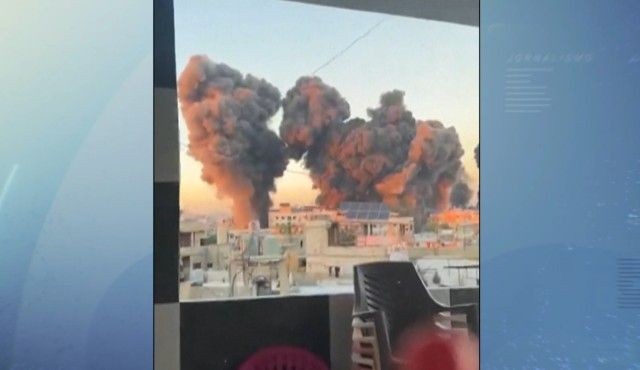 Imagem da noticia Israel faz maior ataque contra Beirute dos últimos anos