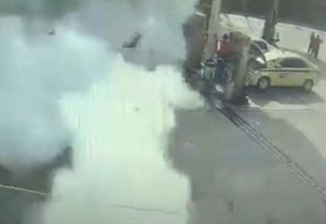 Motorista de carro que explodiu durante abastecimento morre no Rio