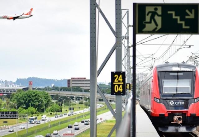 Imagem da noticia Trem expresso para o Aeroporto de Guarulhos começa a sair da Barra Funda