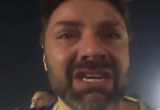 Imagem da noticia Fábio Rabin chora após ser detido no Catar: "feliz que eu não estou morto"