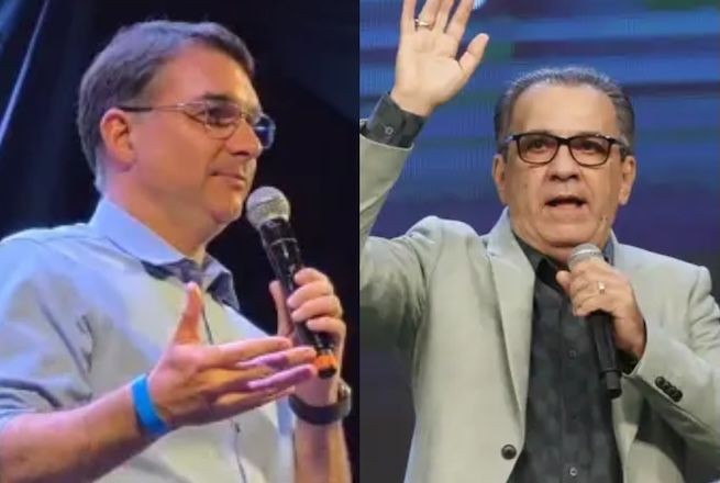 Imagem da noticia Flávio busca selar reaproximação com Malafaia em culto no Rio de Janeiro