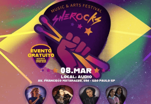 Imagem da noticia Festival 'SheRocks! Music & Arts' chega a São Paulo com artistas brasileiras em 1º edição