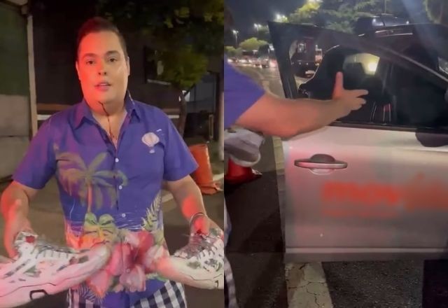 Imagem da noticia Repórter Fofoquito, do SBT, sofre assalto e é atingido por estilhaços em São Paulo