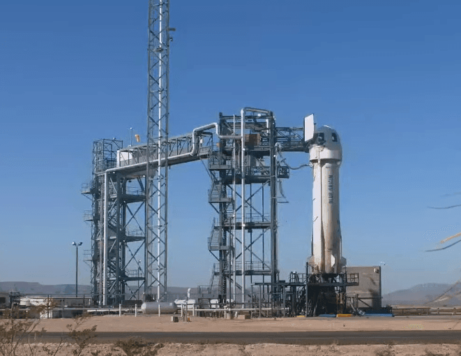 Imagem da noticia Nave da Blue Origin, de Bezos, decola com 6 turistas
