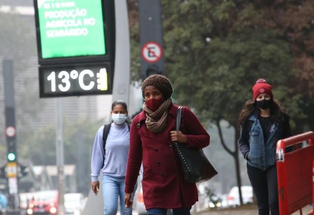 Imagem da noticia Cidade de São Paulo deve atingir menor temperatura do ano na madrugada desta segunda-feira