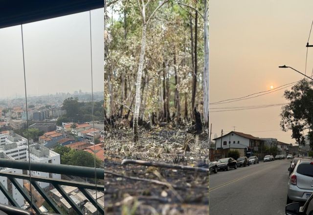 Fumaça de queimadas na Amazônia chega ao sul do Brasil; cidades registram céu cinza