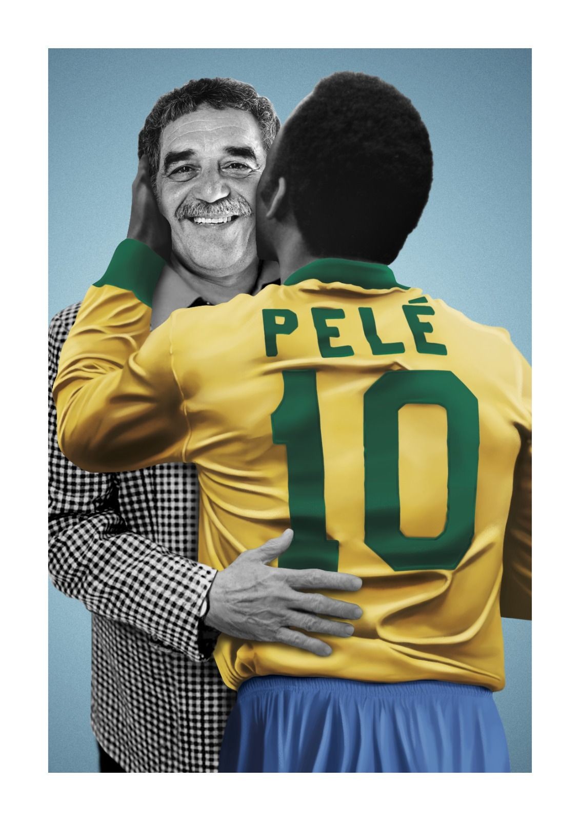Imagem da noticia Lula dá a Petro quadro com homenagem a Gabriel García Márquez e Pelé 