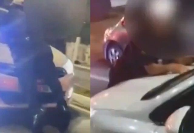 Imagem da noticia Flagra: Guarda Civil se agarra em capô de carro para impedir fuga
