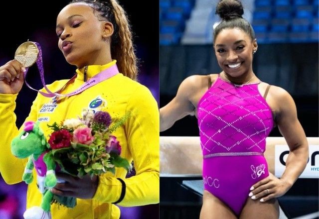 Imagem da noticia Olimpíada de Paris: ginástica terá duelo eletrizante entre Rebeca Andrade e Simone Biles