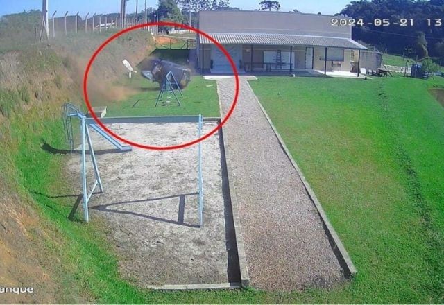 Imagem da noticia Vídeo flagra acidente que matou bebê de 9 meses e feriu família no Paraná