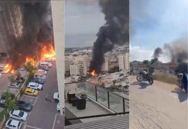 Imagem da noticia Israel responde ao Hamas e número de mortos da guerra já ultrapassa os 1000