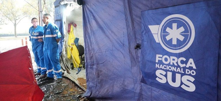 Imagem da noticia Hospital de campanha é inaugurado em Porto Alegre em meio a chuvas