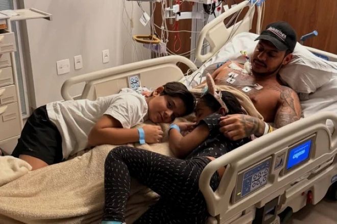 Imagem da noticia Rapper Hungria apresenta 'boa evolução clínica', diz novo boletim médico