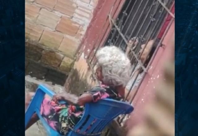 Imagem da noticia Vídeo mostra idosa de 85 anos amarrada a uma cadeira no Pará