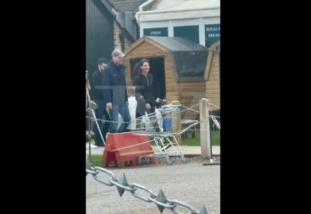 Imagem da noticia Kate é filmada fazendo compras em meio a boatos sobre sua saúde