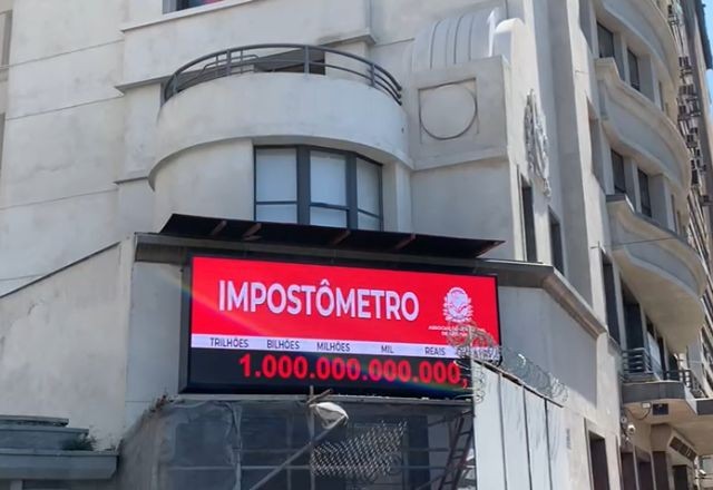 Imagem da noticia Impostômetro atinge marca de R$ 1 trilhão – alta de 21,7% em comparação com 2023