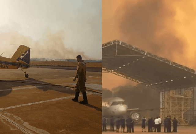 Imagem da noticia Incêndio florestal atinge área perto do centro de manutenção da Latam no interior de SP; estado registra 12 focos 