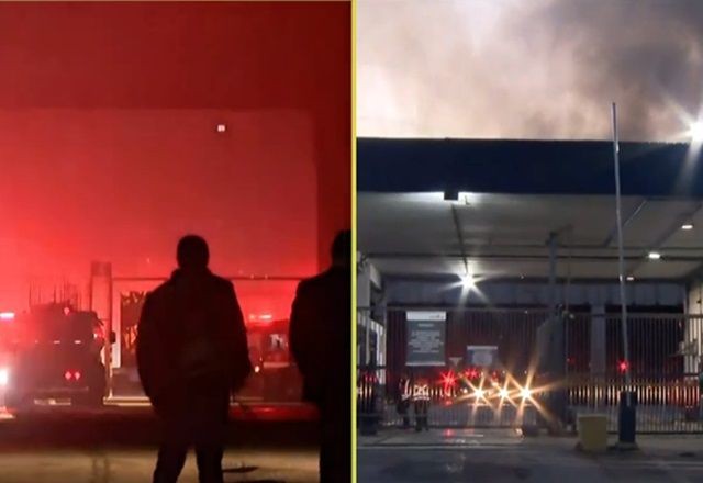 Imagem da noticia Grande incêndio atinge centro de distribuição em SP 