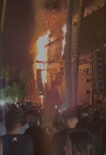 Imagem da noticia Incêndio cancela evento de réveillon em Maceió