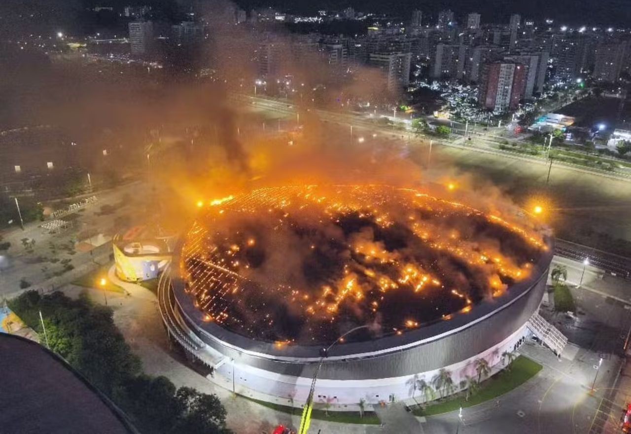 Imagem da noticia Acervo do Museu Olímpico não foi atingido em incêndio no Velódromo, diz prefeitura do Rio