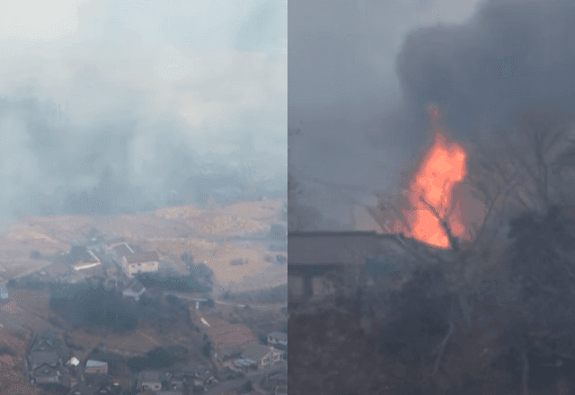 Imagem da noticia Japão enfrenta maior incêndio florestal em mais de 30 anos