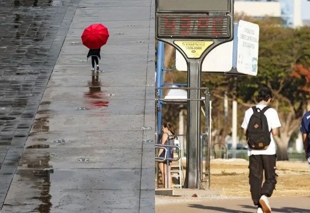 Imagem da noticia Inmet emite alerta laranja por chuvas intensas e vermelho por onda de calor; veja regiões