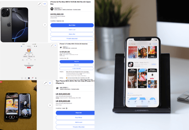 Imagem da noticia iPhones com TikTok instalado são vendidos por mais de US$ 10 mil nos Estados Unidos
