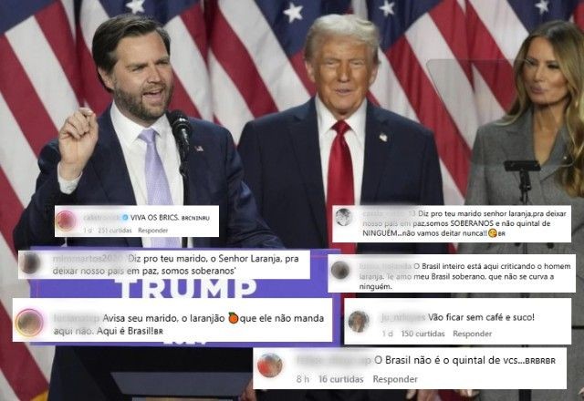 Imagem da noticia Depois de Trump, brasileiros invadem perfil de Melania e vice-presidente dos EUA