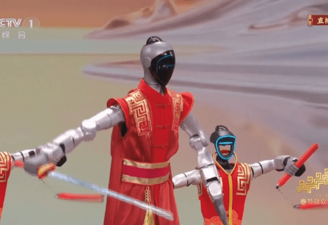 Imagem da noticia Ano Novo Lunar do 'Cavalo de Fogo' começa com show de robôs humanoides e kung fu na China