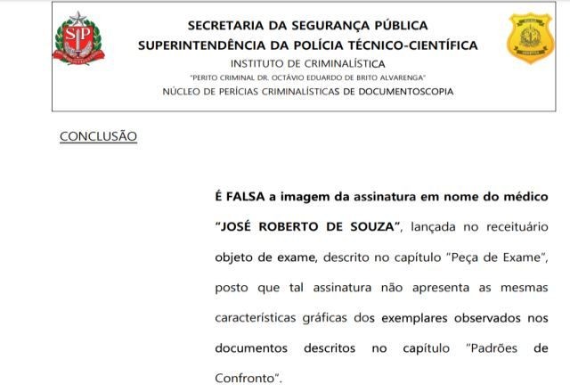 Imagem da noticia Perícia conclui que assinatura de laudo usado por Marçal para atacar Boulos é falsa