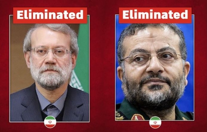 Imagem da noticia Israel diz ter matado chefe de segurança do Irã e líder da milícia Basij