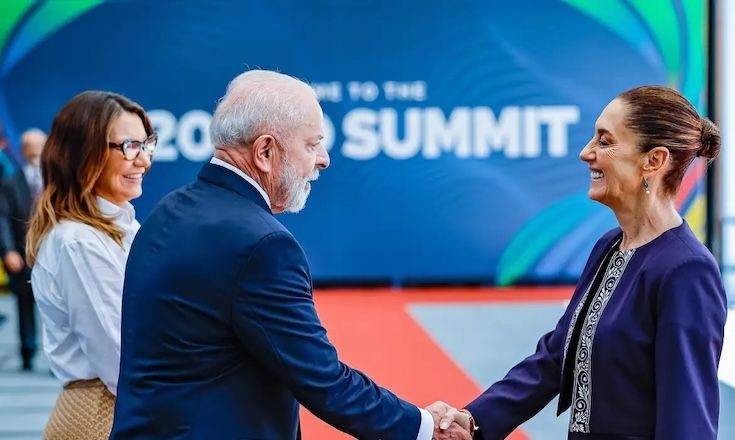 Imagem da noticia Lula convida presidente do México, Claudia Sheinbaum, a visitar o Brasil
