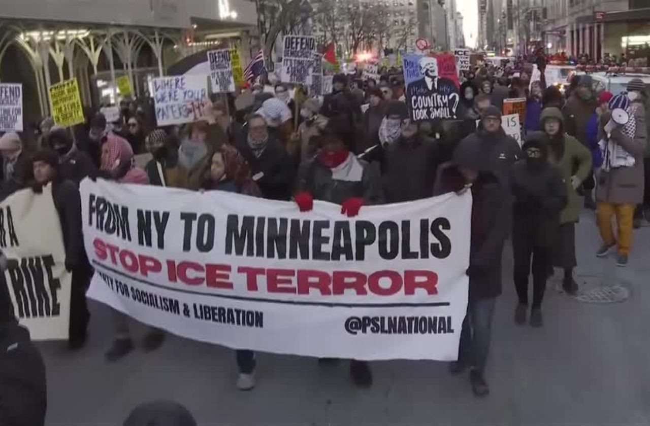 Imagem da noticia Greve geral e protestos mobilizam Minesotta contra ações de imigração