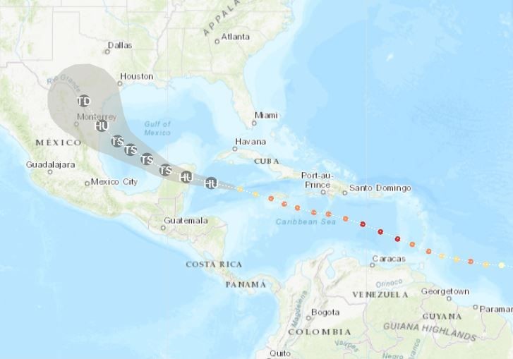 Furacão Beryl se afasta da Jamaica após deixar dois mortos