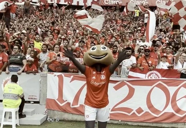 Imagem da noticia Inter escala mulher para atuar como o mascote do clube em partida do Campeonato Gaúcho