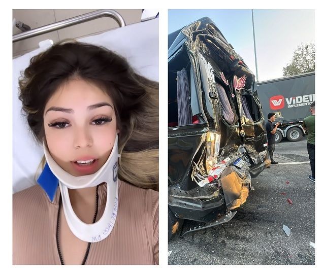 Imagem da noticia Melody sofre acidente a caminho de show no Rio de Janeiro