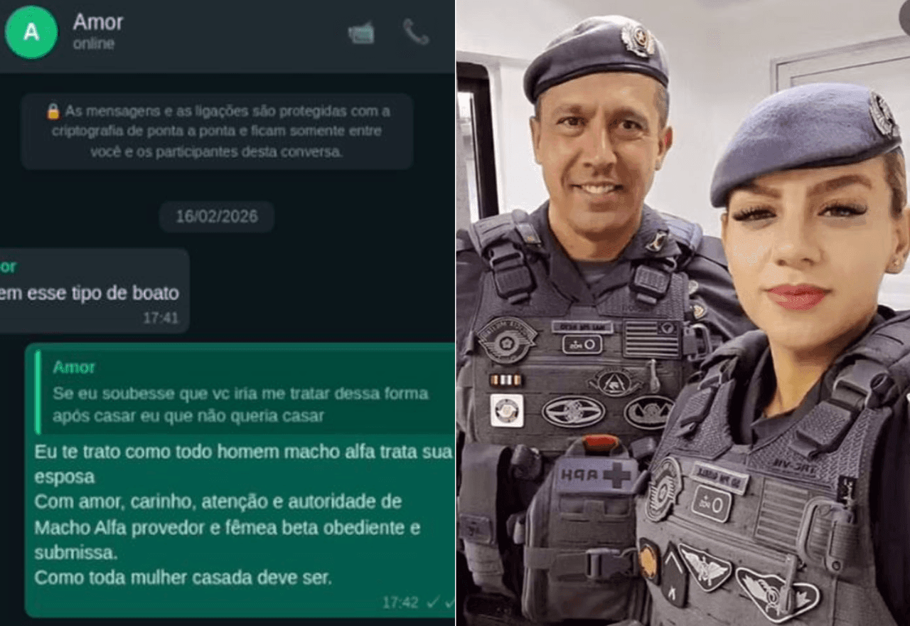 Imagem da noticia "Macho alfa provedor": mensagens de Whatsapp revelam como tenente-coronel via relação com soldado Gisele