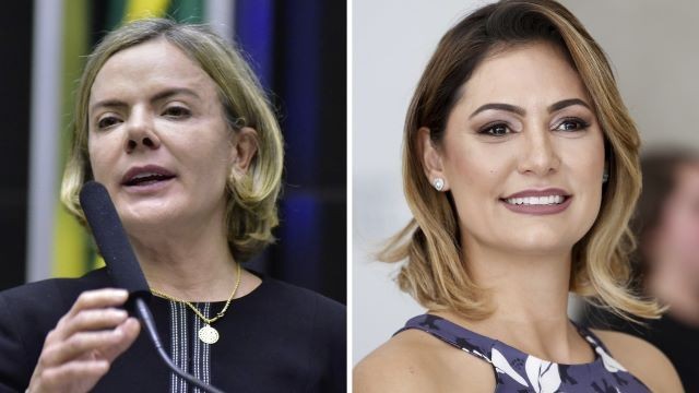 Michelle Bolsonaro aciona STF contra Gleisi Hoffmann após post sobre roubo de joias